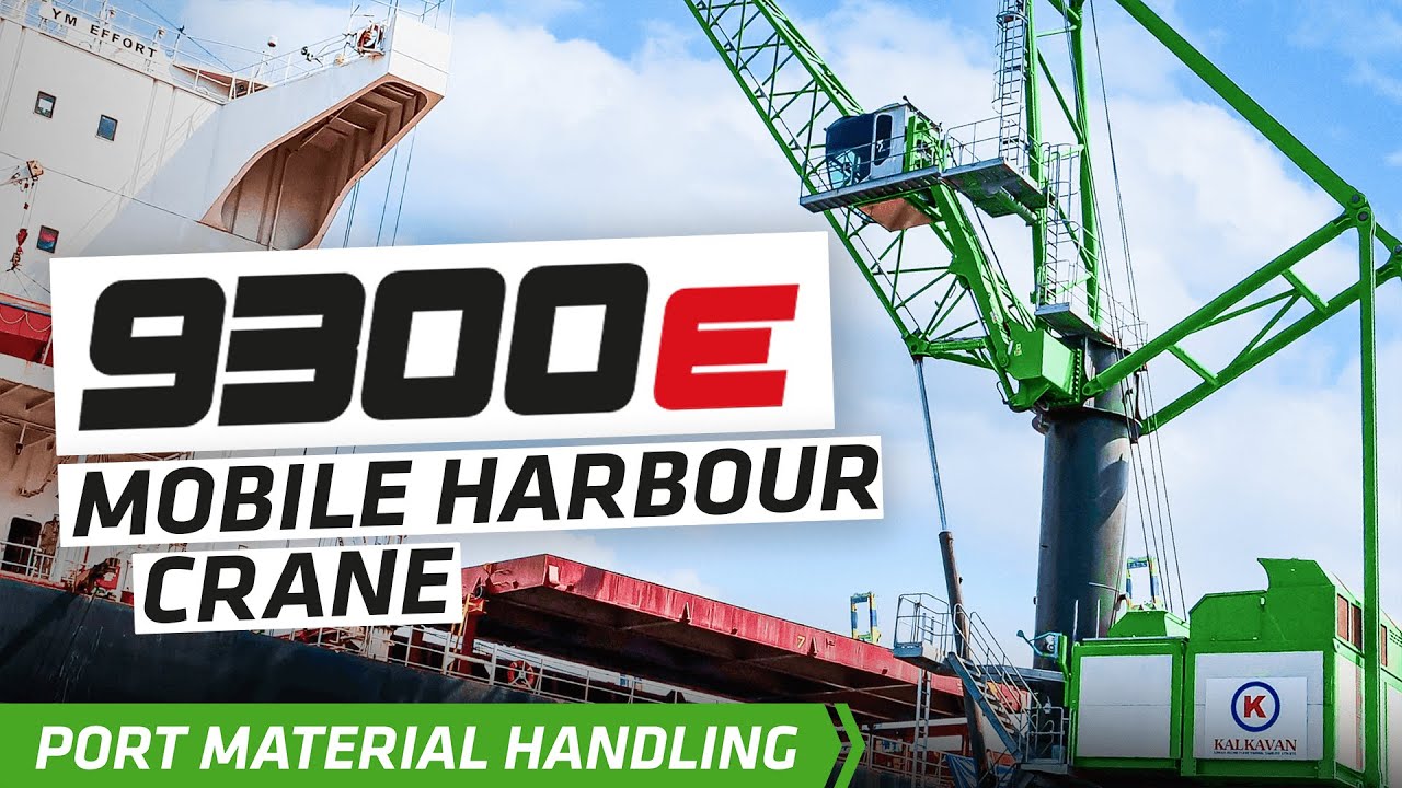 Mobile harbour crane with electric drive - SENNEBOGEN 9300 E