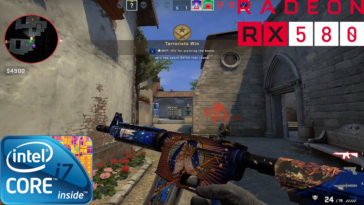 CS:GO : RX 580 + I7 3770