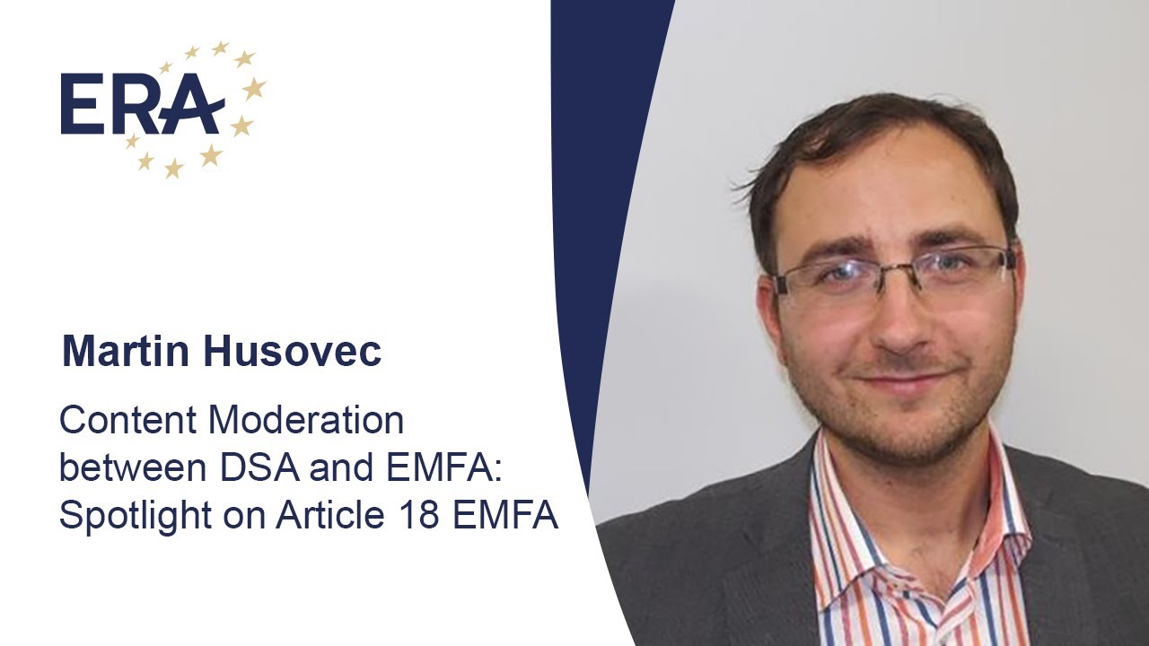 Content Moderation between DSA and EMFA: Spotlight on Article 18 EMFA