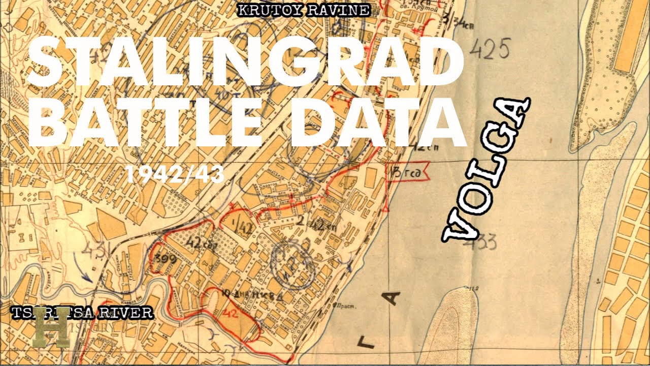 Russia 1942/43 ▶ Battle of Stalingrad  - Map Study and Landmarks (Stalingrad Battle Data)