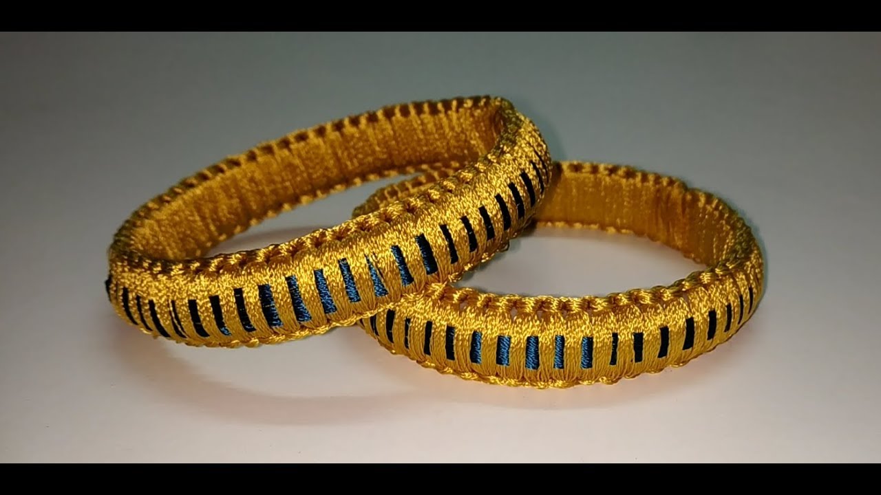 Simple and Beautiful Silk thread bangles/Latest Silk thread Bangles
