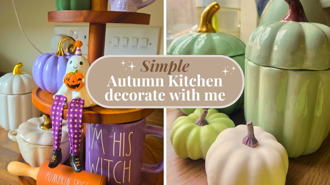 2025 Autumn Clean & Decorate With Me | Cozy Kitchen Reset 🍂✨
