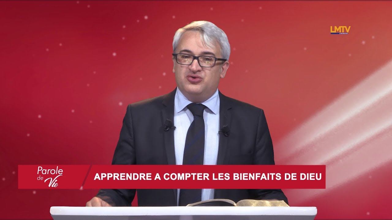 PASTEUR LEFILLATRE - Apprendre à compter les bienfaits de Dieu
