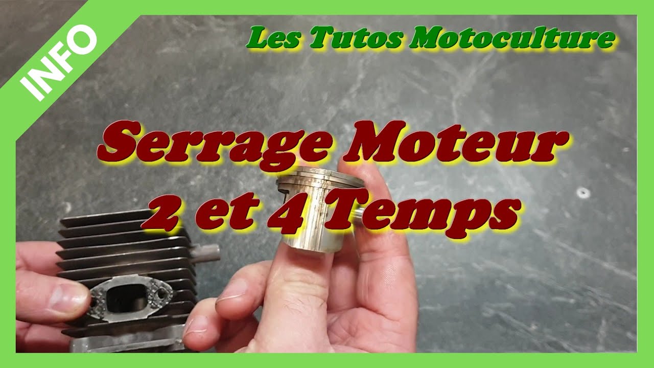 Différences serrage moteur 2 temps et 4 temps