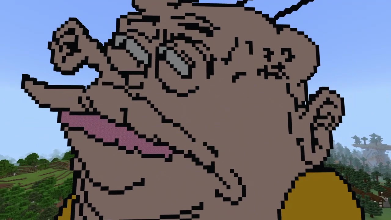 A Minecraft tribute to Meat Canyon