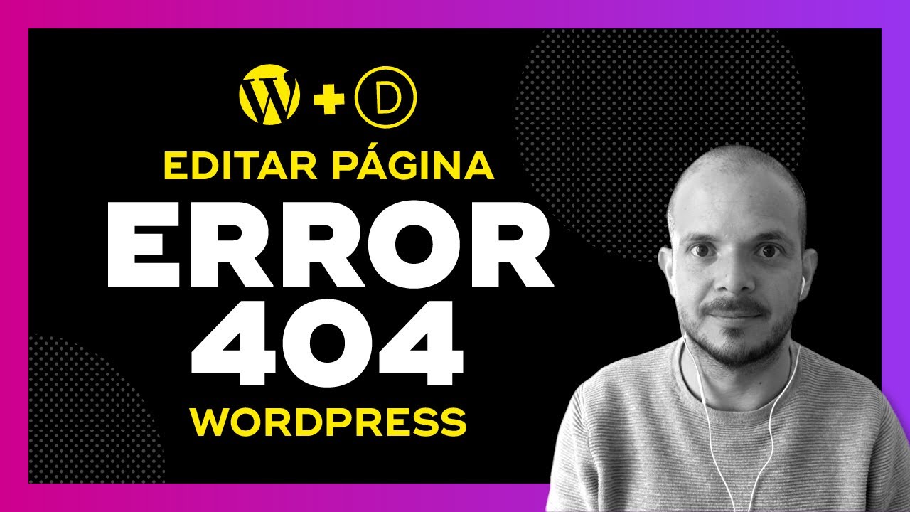 Error 404: 🔥 Crear Editar o Personalizar Página de Error 404 en Wordpress con el Tema DIVI