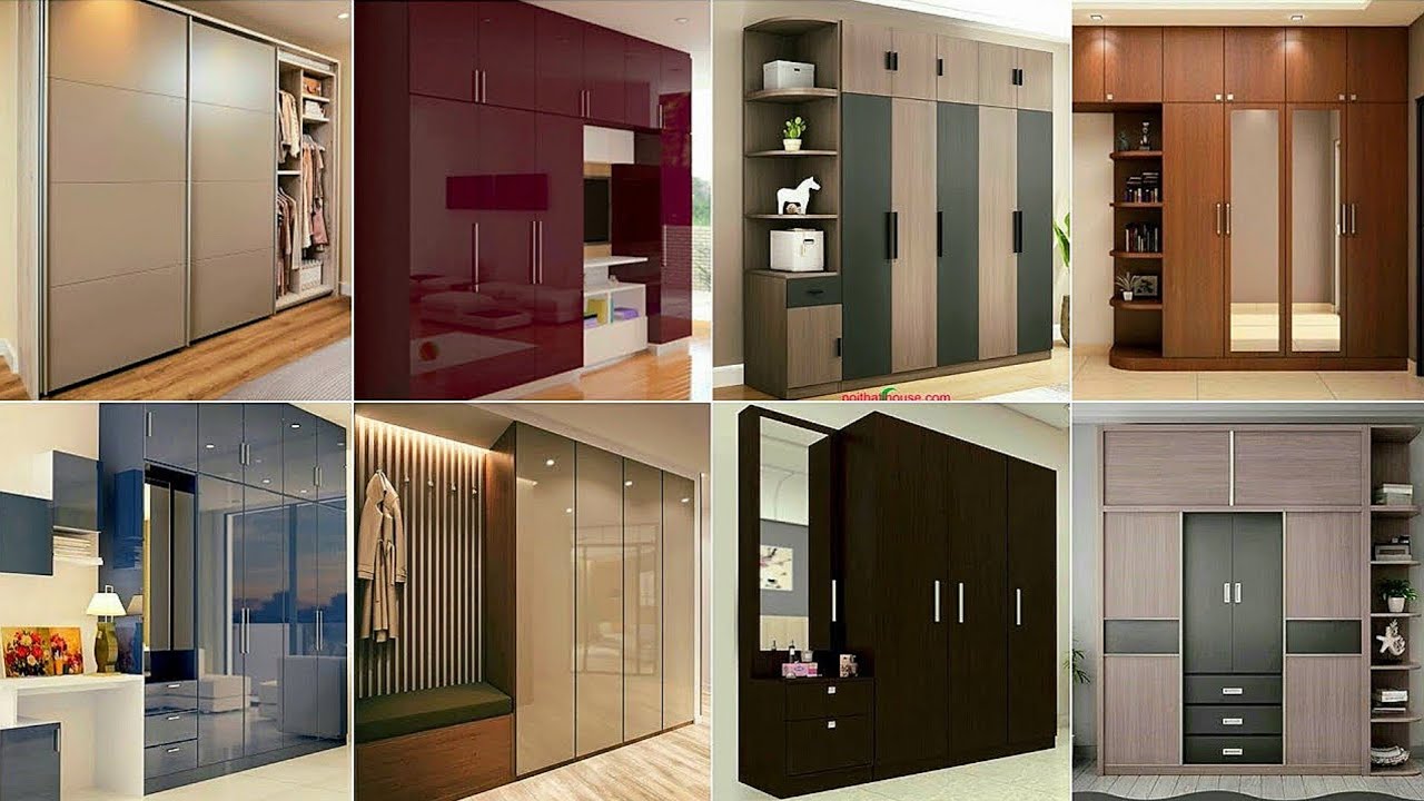 Modern Wooden Cupboard Design Ideas for small Bedrooms 2023 Sliding Doors Wardrobe Interior Design