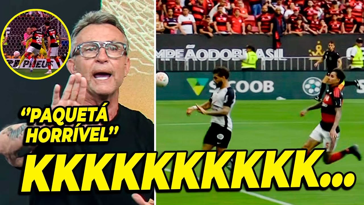 VOCÊ É HORRÍVEL! OLHA A REAÇÃO DO NETO APÓS LANCE INACREDITÁVEL ''PAQUETÁ PERDE GOL FEITO''