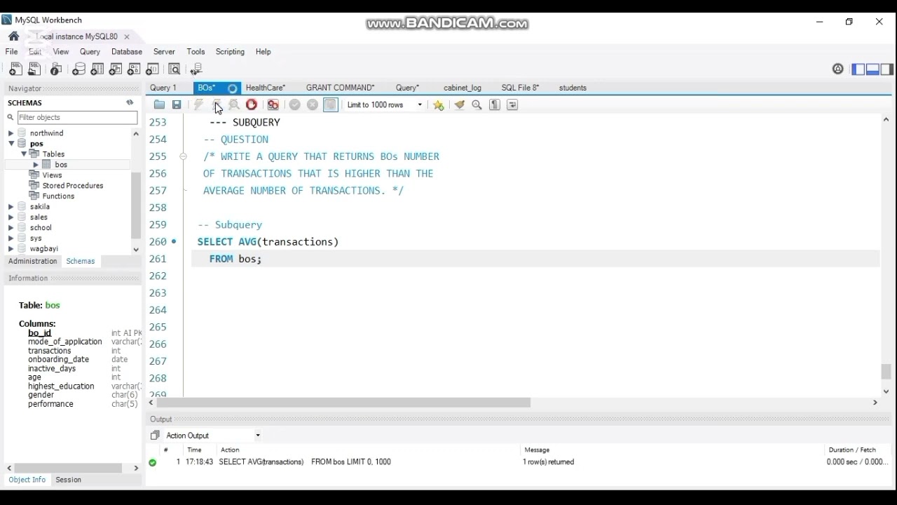SQL Subquery explained in a real life scenario