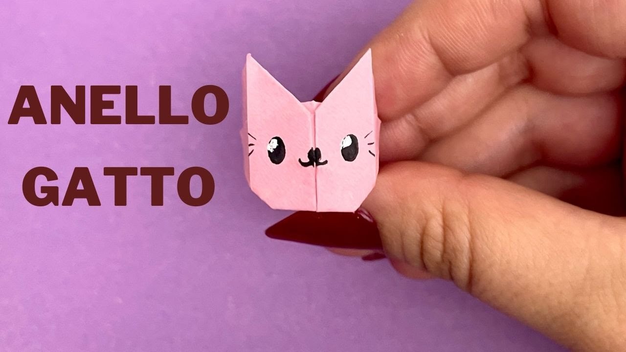 Origami Magico: Creare un Anello di Gatto Unico! | Tutorial Passo-Passo