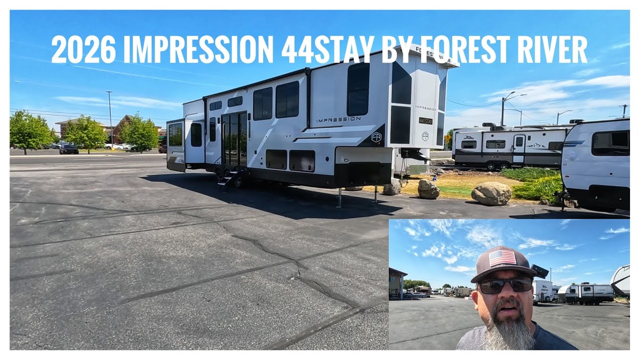 2026 Impression 44STAY By FOREST RIVER ❤️ #fifthwheel ##forestriverrv