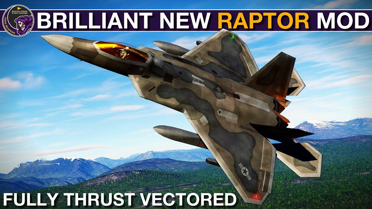 *ОТЛИЧНАЯ НОВИНКА* F-22 Raptor Mod (версия 3): общее руководство | DCS