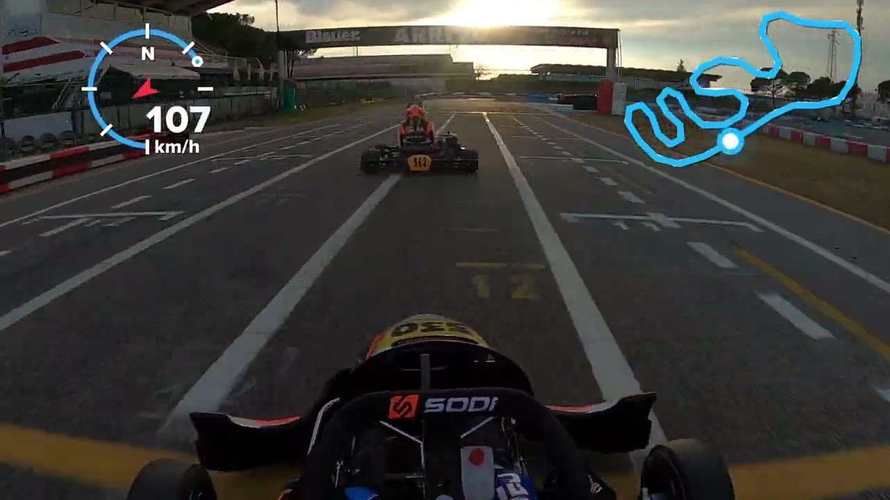 Helmet onboard from jesolo🇮🇹 - Andrej Petrović