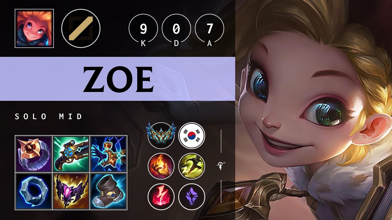 Zoe Mid vs Xerath - KR Challenger Patch 25.S1.3