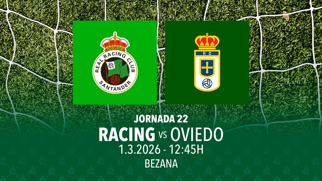 EN DIRECTO | Racing vs Real Oviedo | Jornada 22 | Juvenil División de Honor
