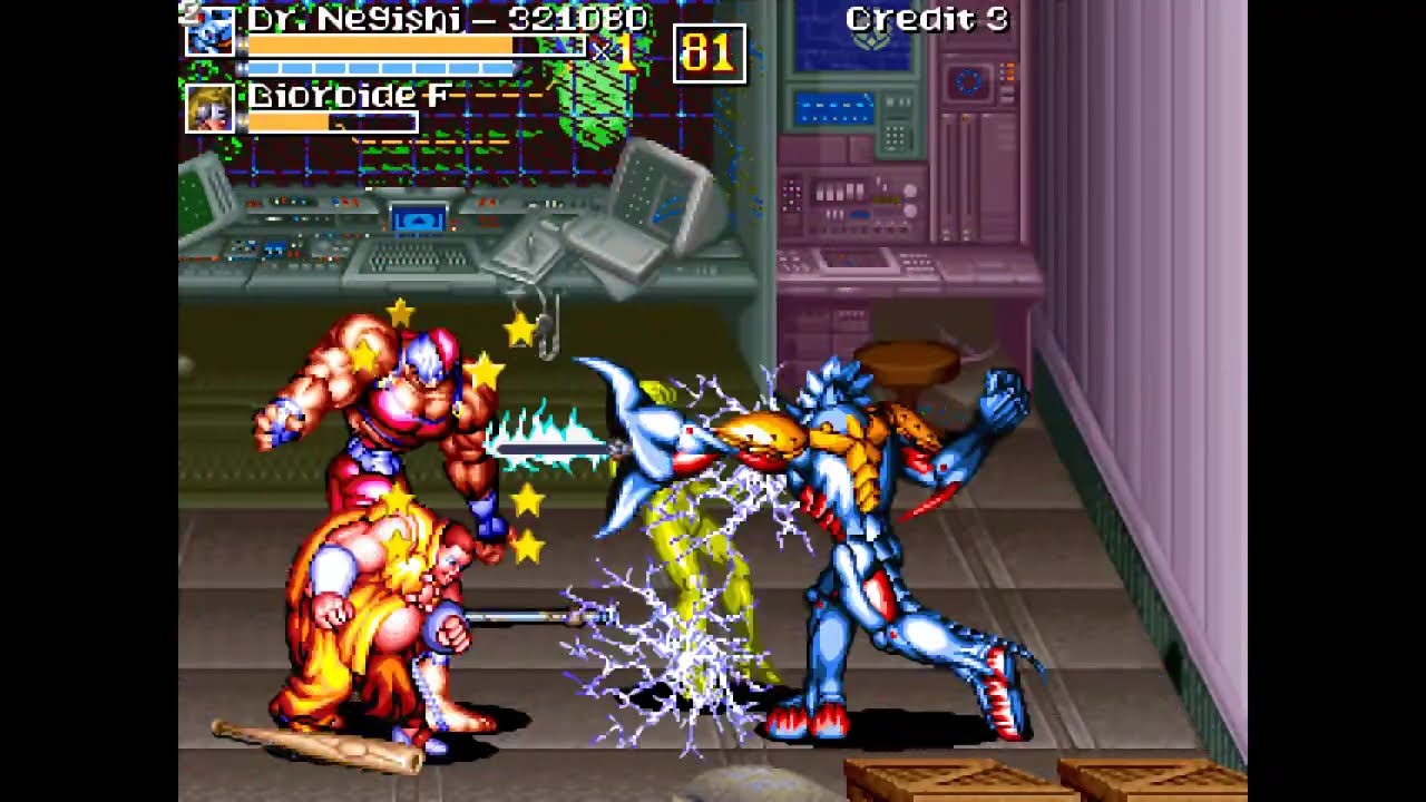 Neon Lightning Force 1.5 2025 OpenBoR - Hug Redesign Update