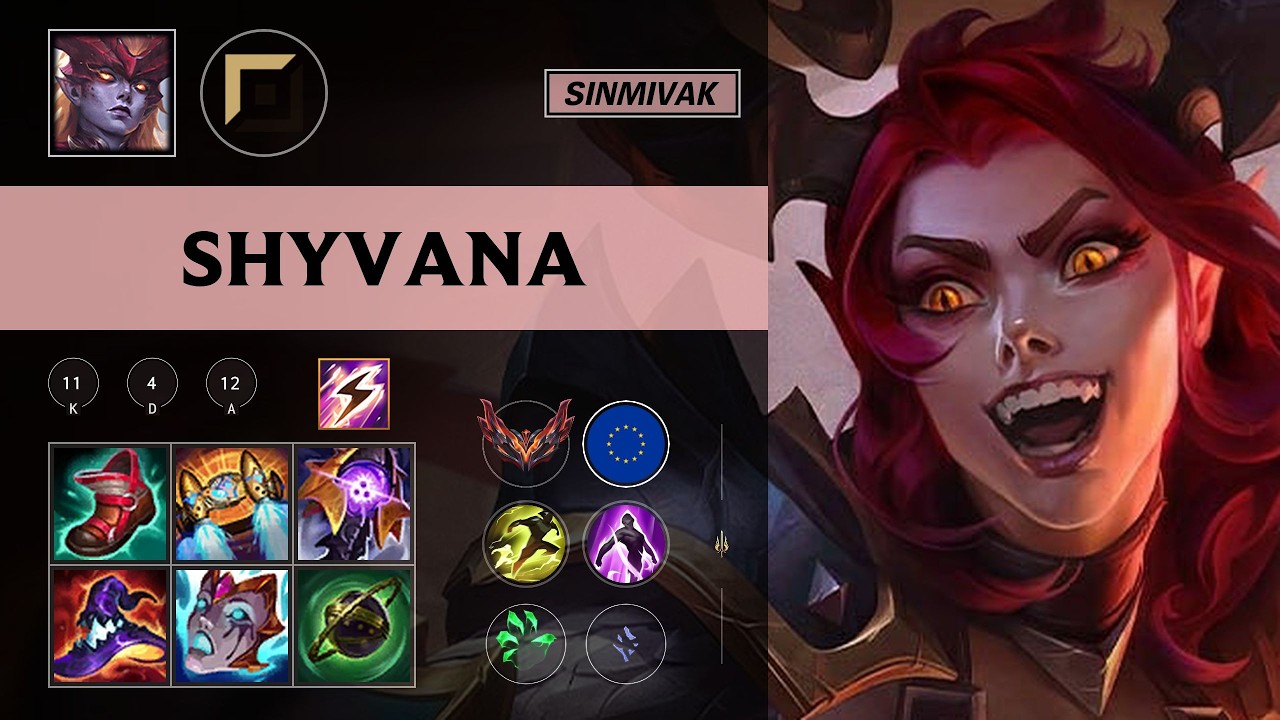 (Sinmivak) Shyvana Top vs Lee Sin - EUW Grandmaster Patch 26.10