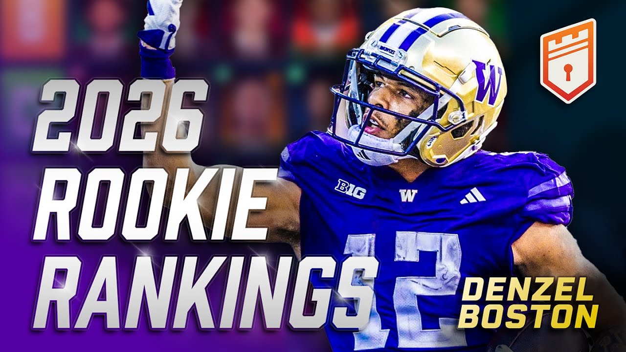 2026 Dynasty Rookie Rankings & Tiers - Version 1.0