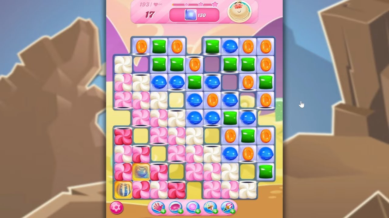Candy Crush Saga LEVEL 193 NO BOOSTERS (new version)🐟☑️