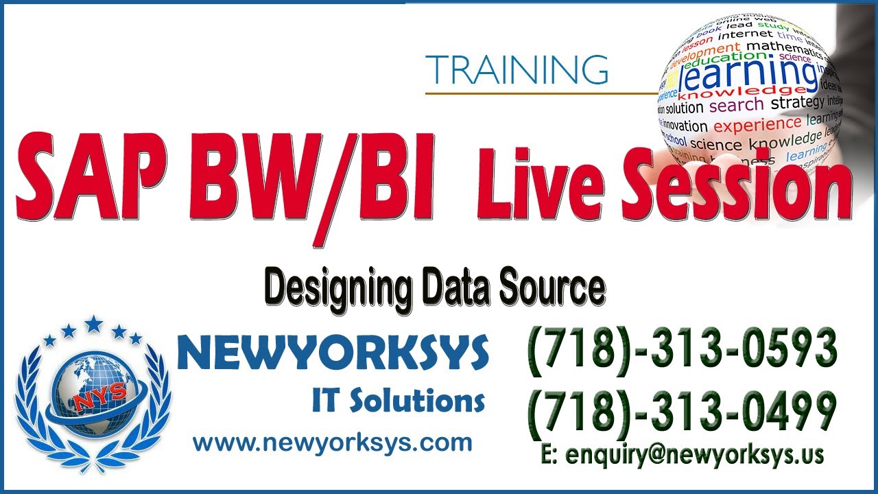 SAP BW/BI 7.3 Training Tutorial (Designing Data Source) - Part-1
