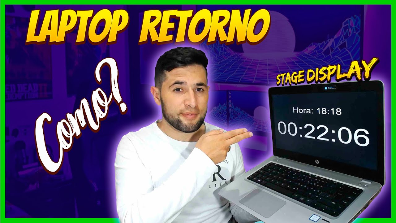 Como VER el STAGE DISPLAY en OTRA COMPUTADORA SIN CABLES | HOLYRICS 2022