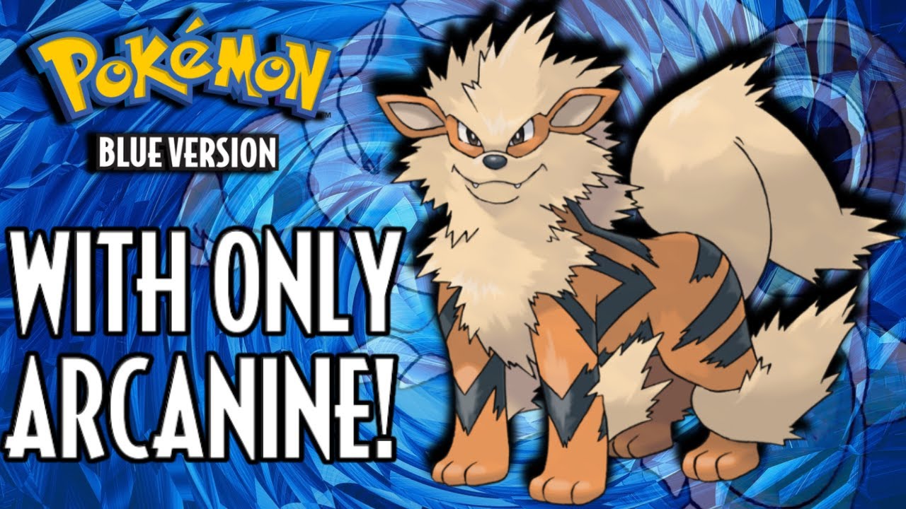 Arcanine Solo Run - Pok&eacute;mon Blue