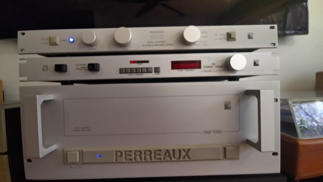 Perreaux PMF3150 Power Amplifier - Perreaux SM3 Preamplifier - Perreaux TU2 FM Stereo Tuner