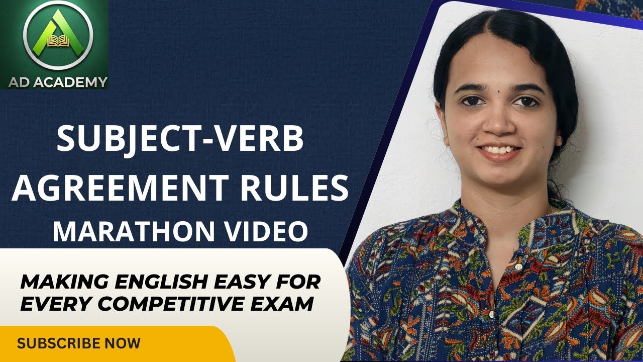 Subject -Verb Agreement Rules