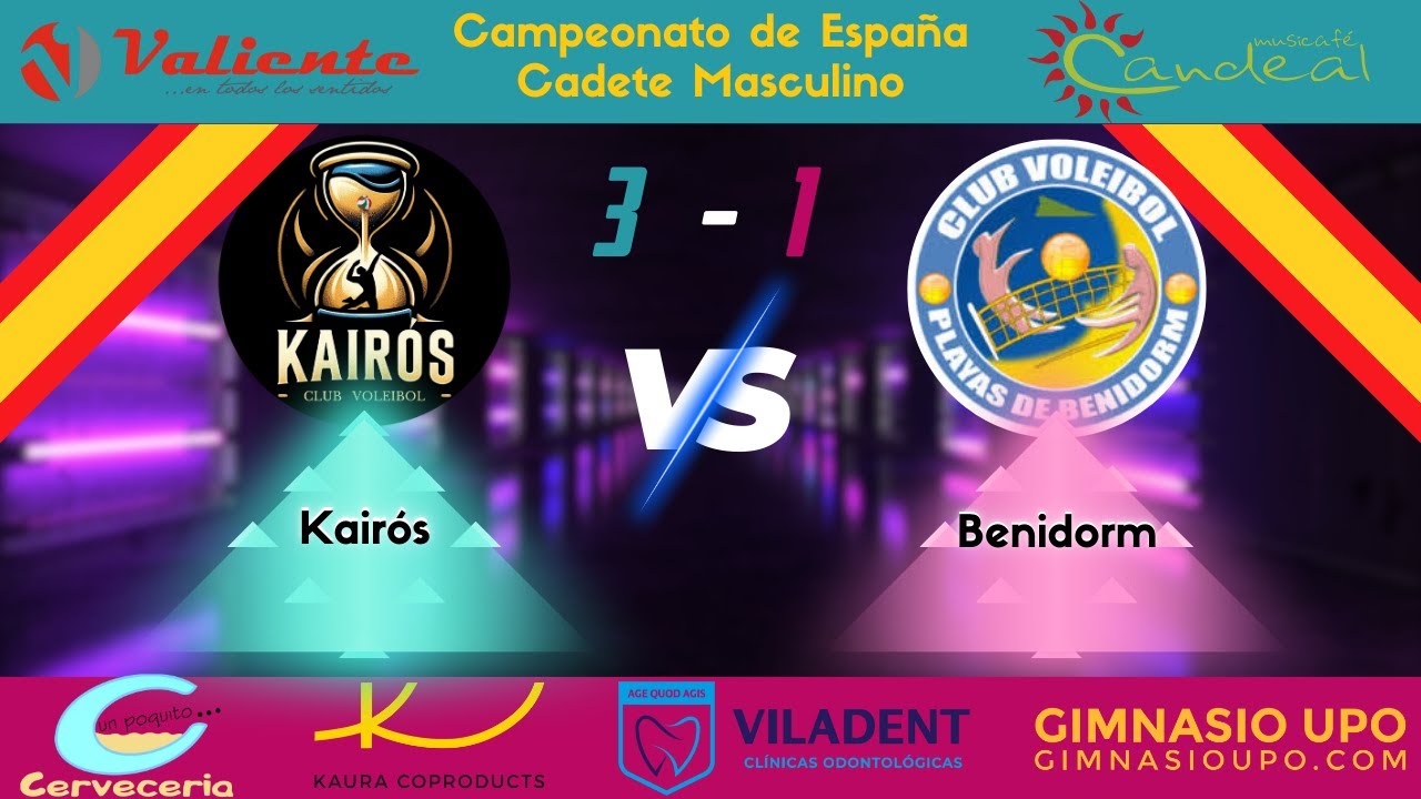 Campeonato España cadete masculino vs Benidorm
