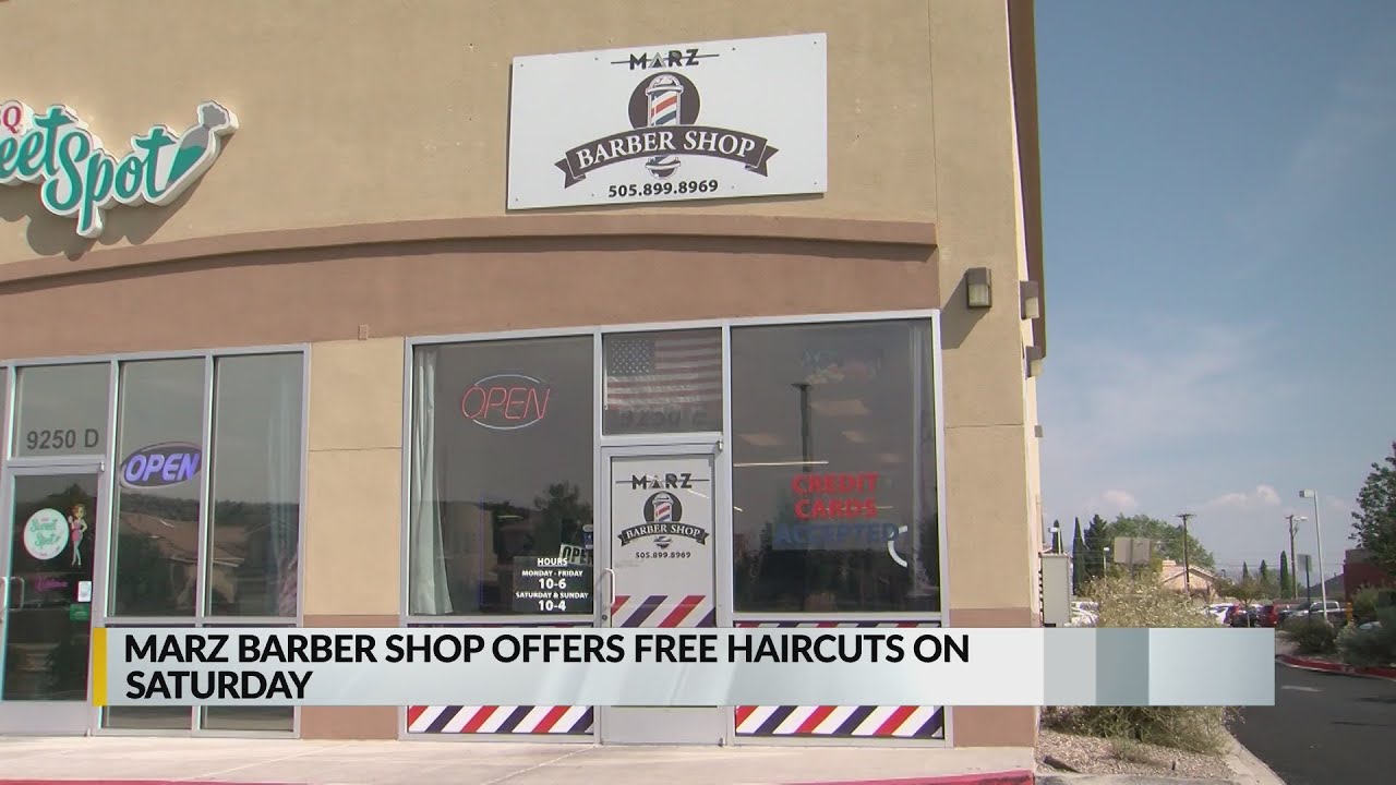 Albuquerque barbershop offering free haircuts on September 10