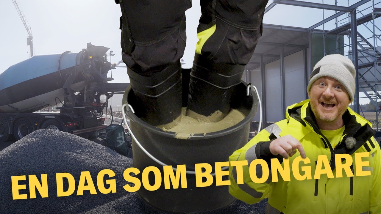 Kan man gjuta fast sina fötter i betong?