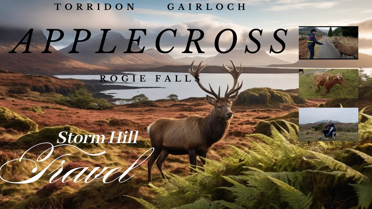 Scotland, Applecross, Torridon, Gairloch,  Rogie Falls.. BMPCC4K First footage,  with Paco