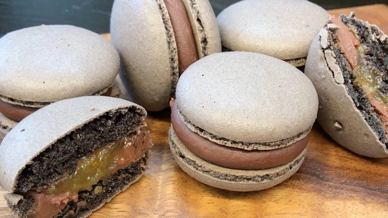 チョコマカロンの作り方。 マチの洋菓子工房