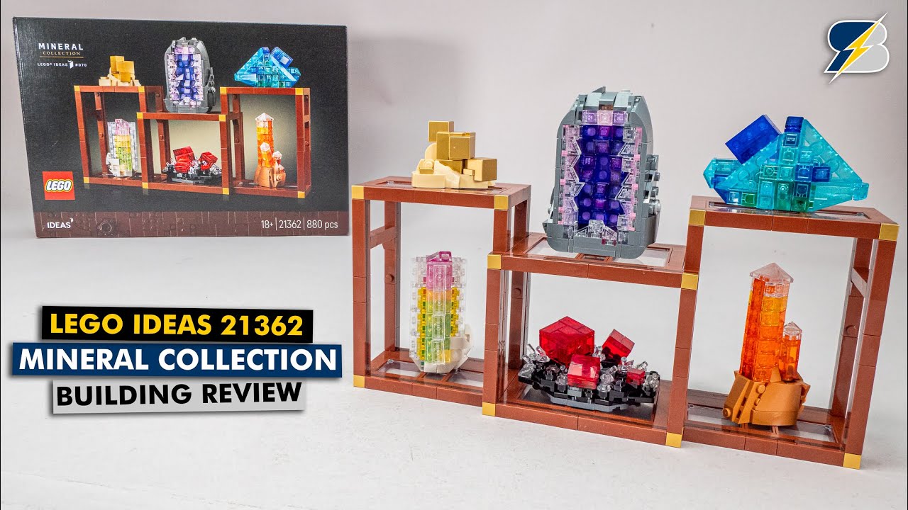 LEGO Ideas 21362 Mineral Collection detailed building review