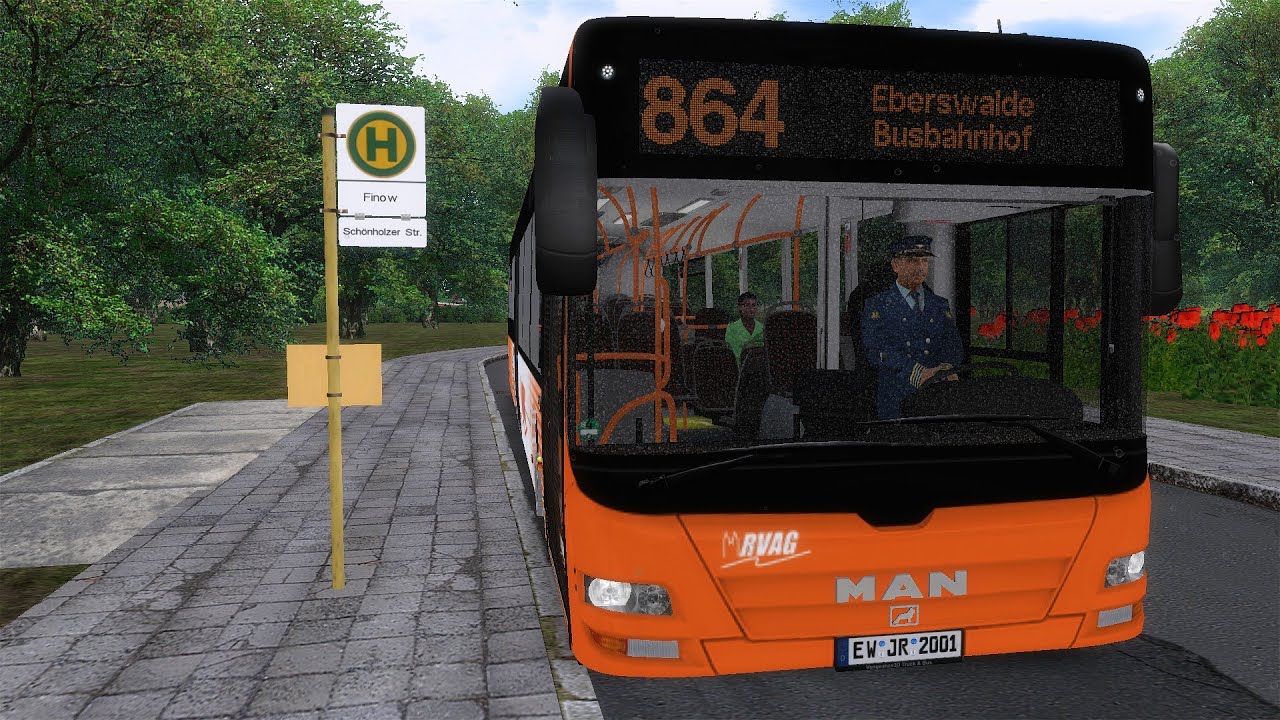 Let´s Play Omsi 2 #801 PC/GER (Themenwoche Eberswalde Fiktiv V1 von der Linie 864 )