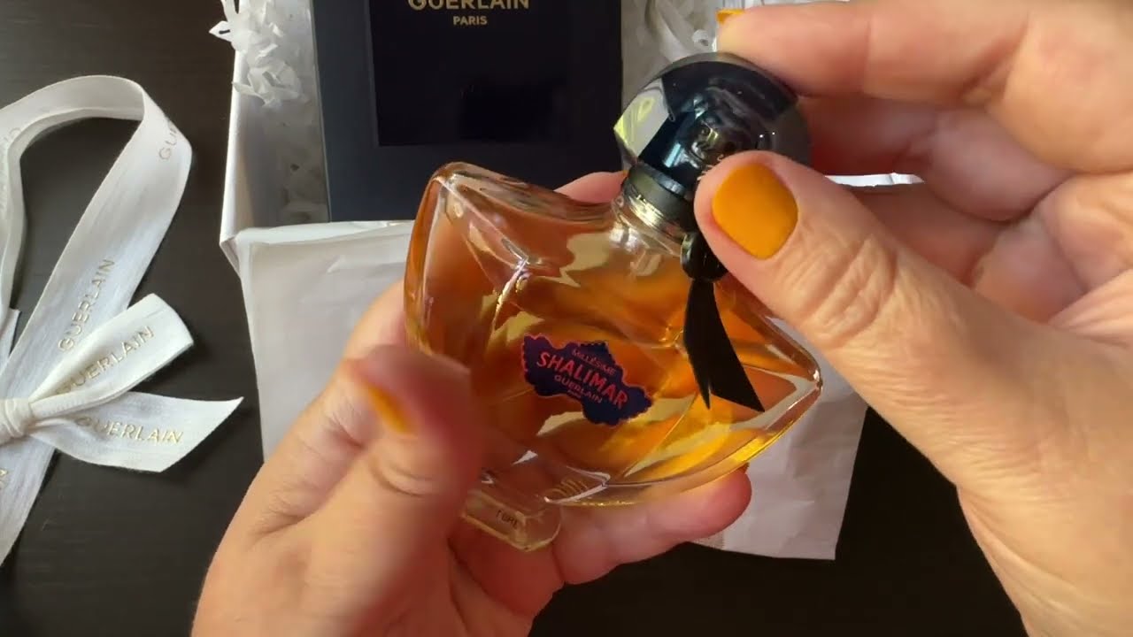 ASMR UNBOXING SHALIMAR MILLESIME IRIS GUERLAIN АСМР РАСПАКОВКА ШЕПОТ