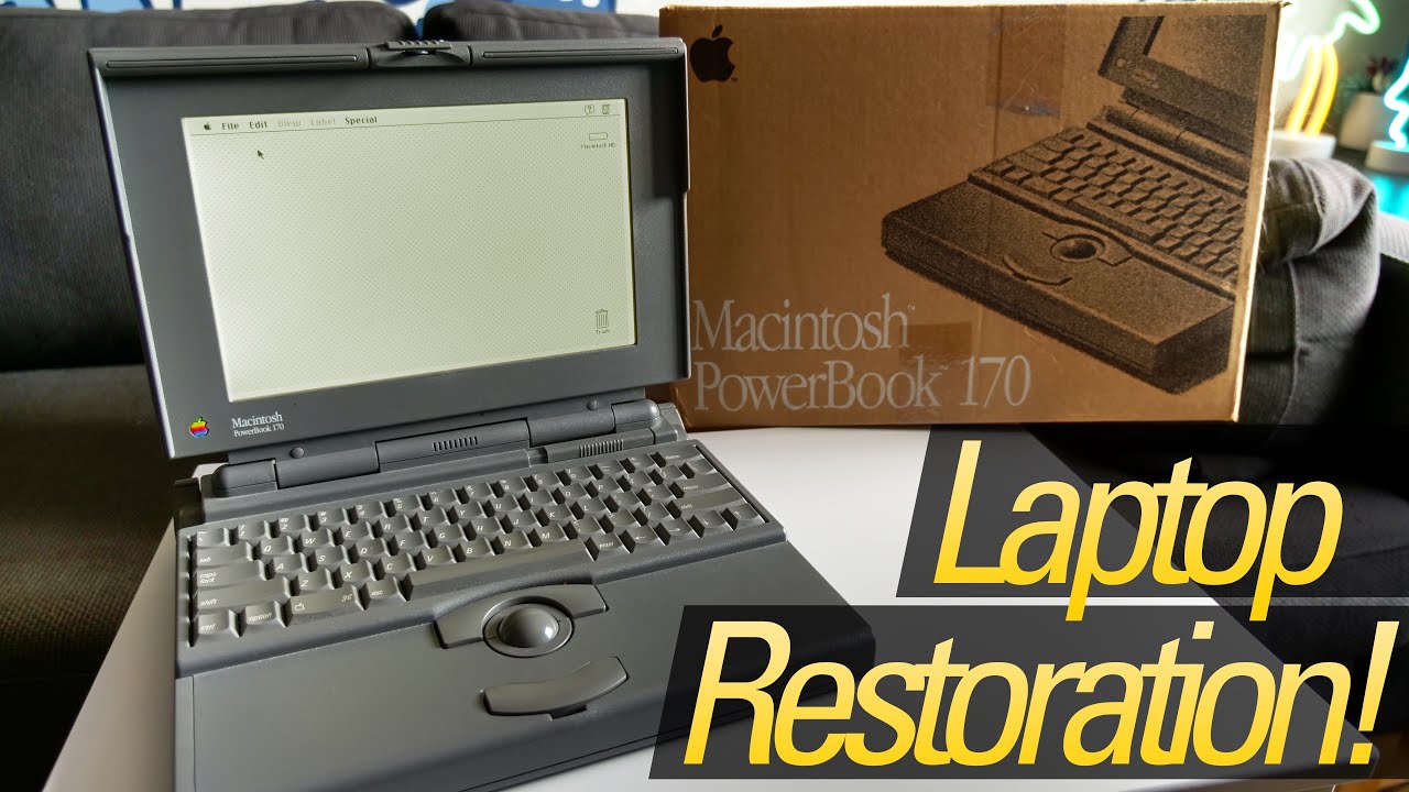 Restoring an In-Box Apple PowerBook from 1991!