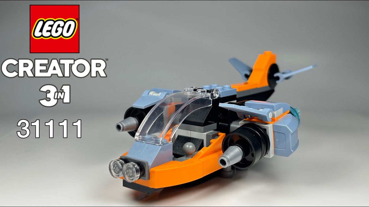 Lego Creator 31111- Cyber Drone | Speed Build