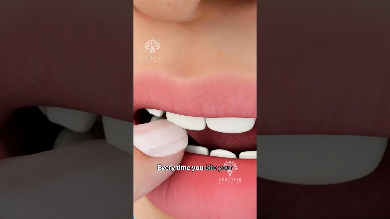 Why You Should REALLY NEVER Bite Your Nails Again! #short #viralvideo - Creativelearning3d