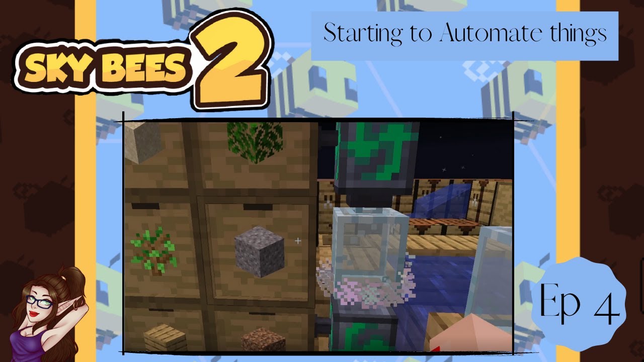Sky Bees 2 Modpack~ Ep 4  Starting to Automate things ~ Minecraft 1.16.5 Pack