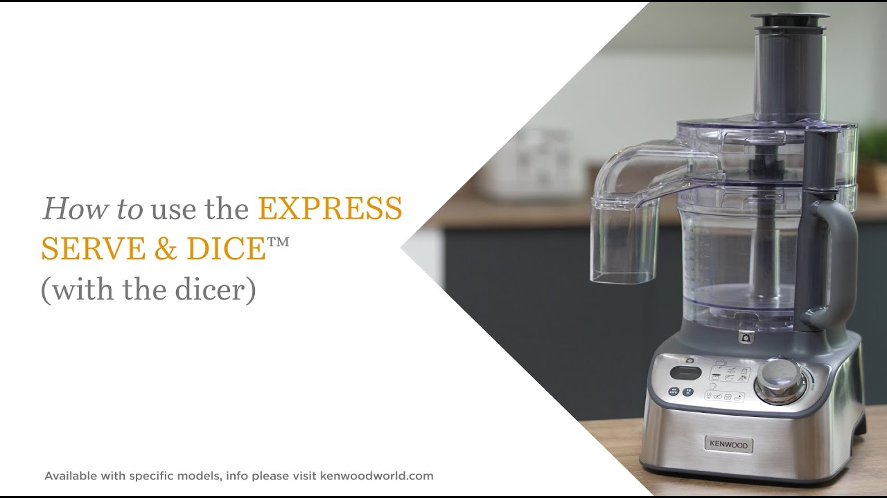 MultiPro Express Weigh+ | How to Use the Express Serve & Dice&trade; (with dicer)