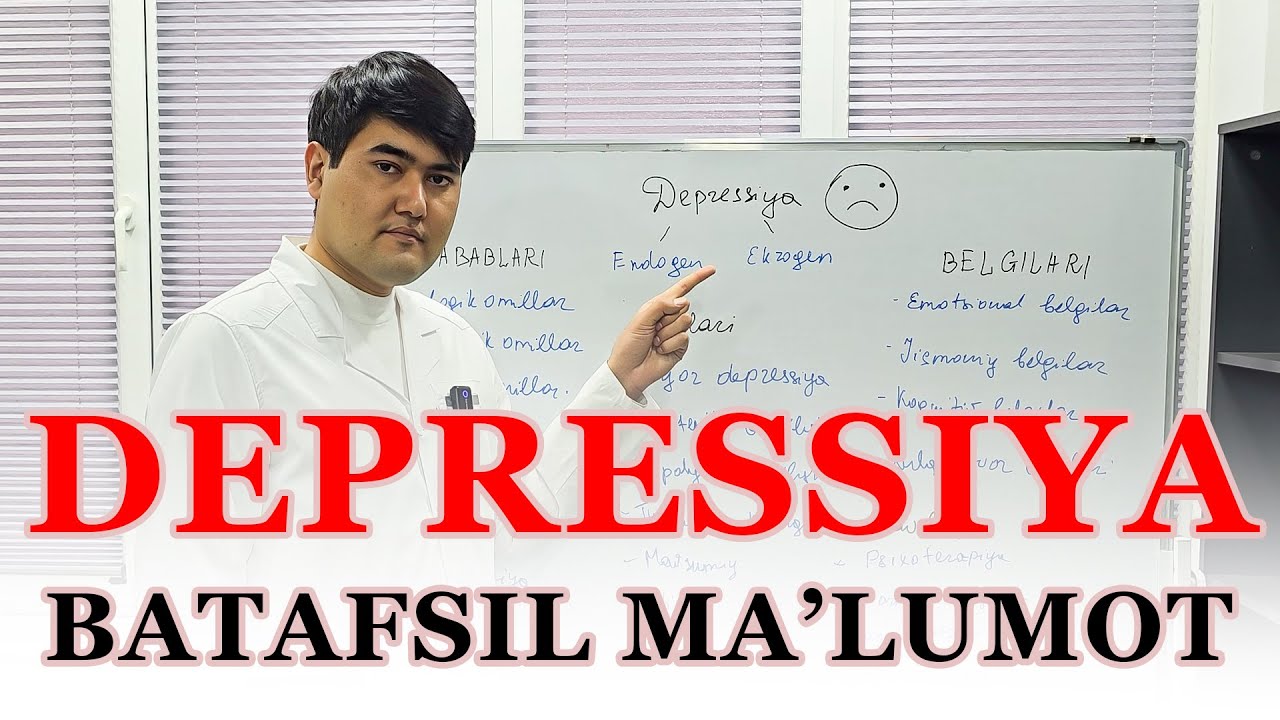 Depressiya kasalligi qanchalik jiddiy? Batafsil ma'lumotga ega bo'ling!