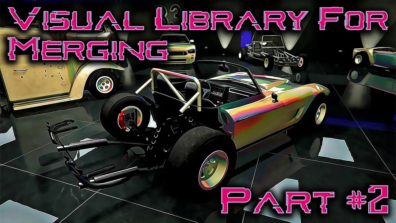 GTA5 Online - Car To Car Merge - Visual Reference Library Of Many Cars Made By One Panto Part 2 of 3