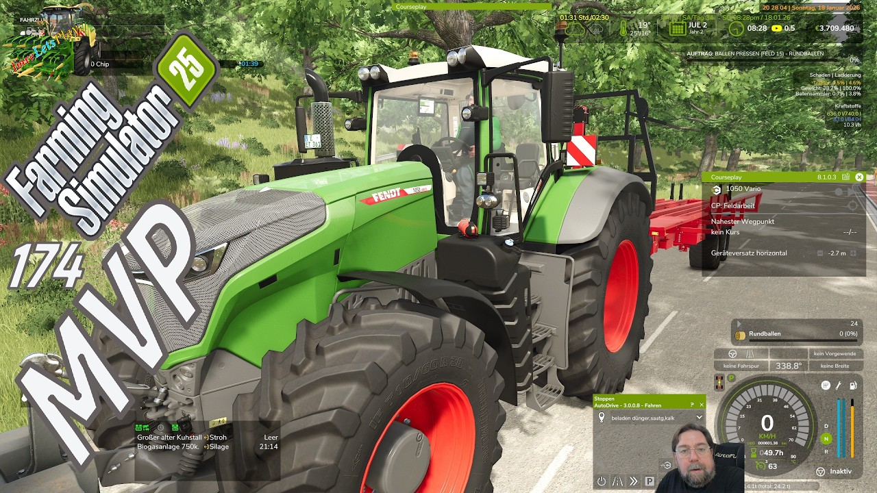 LS 25 MVP 4 Fach # 174 So viele Strohballen ich hab zu tun.