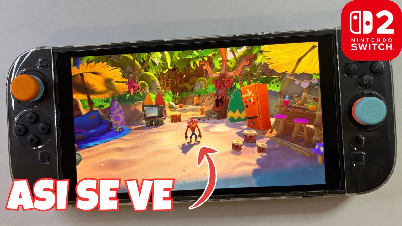 Crash Bandicoot 4 en Nintendo Switch 2 (Modo Portátil)-Gameplay sin Comentarios 