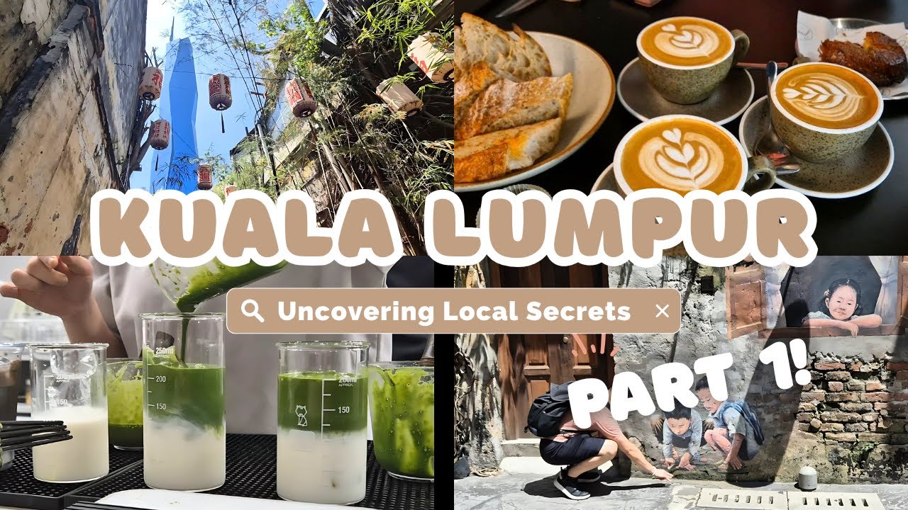 Kuala Lumpur's Hidden Treasures EXPOSED 🤯 Part 1 | Local Food Spots, Street Art & Trending Cafés