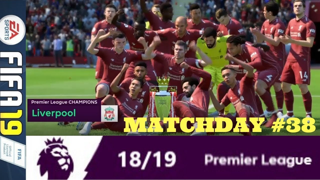 LIVERPOOL WIN PREMIER LEAGUE TITLE: MATCHDAY 38 PREMIER LEAGUE 