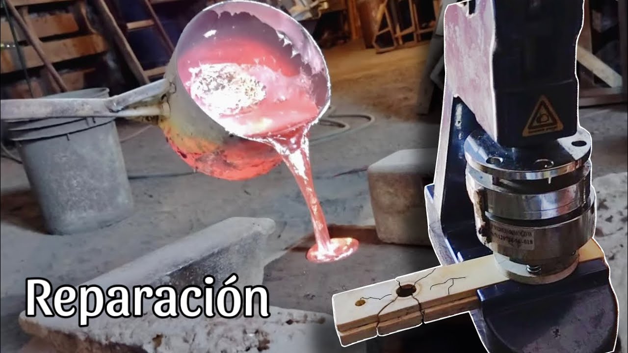 Aluminium casting process | Reparación de máquina