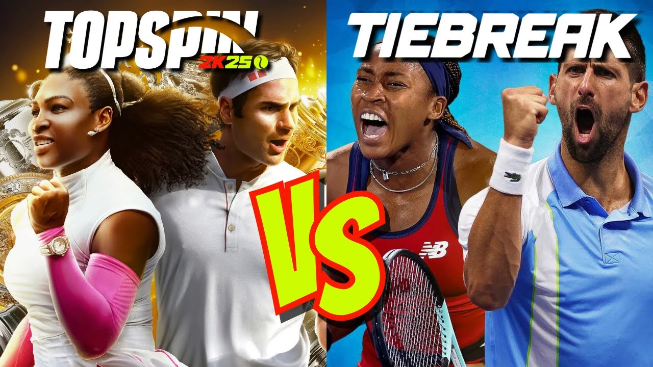 TopSpin 2k25 vs Tiebreak: QUAL ESCOLHER? - Comparativa COMPLETA