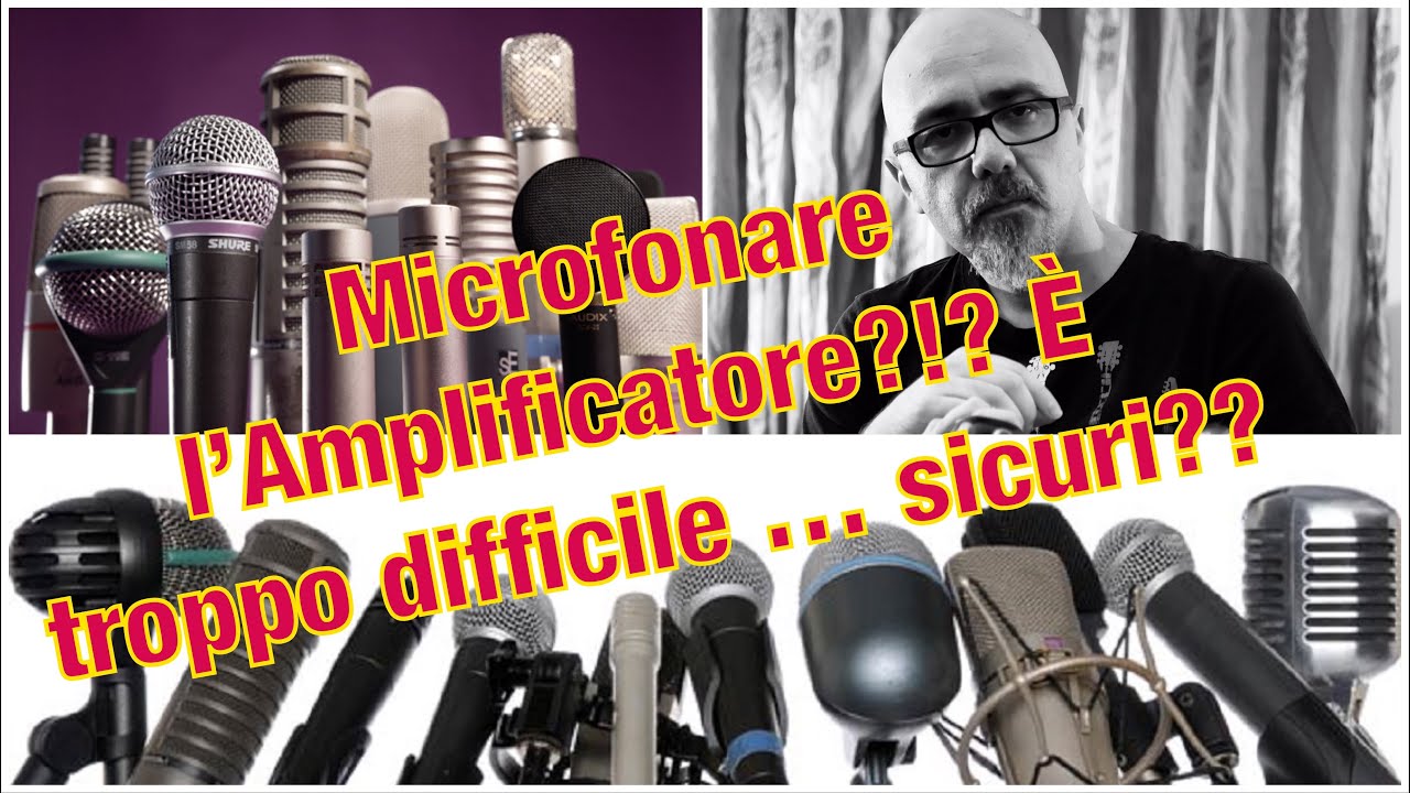 IMPOSSIBILE  - microfonare un ampli? non si pu&ograve; pi&ugrave;..cos&igrave; dicono